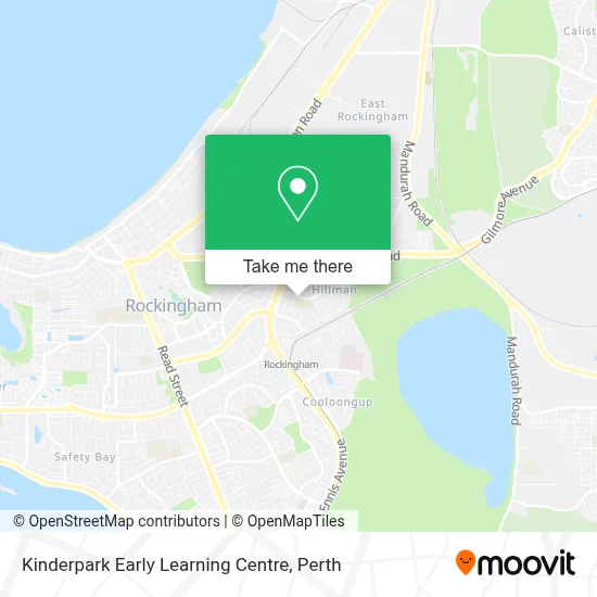 Mapa Kinderpark Early Learning Centre