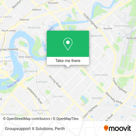Mapa Groupsupport It Solutions