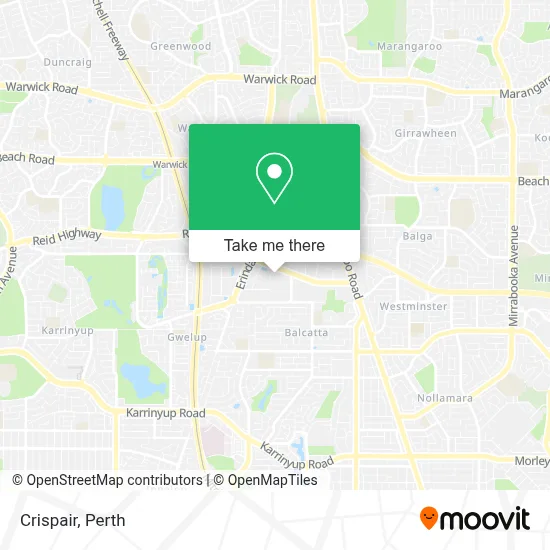 Crispair map