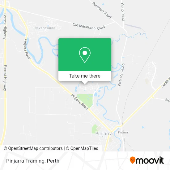 Mapa Pinjarra Framing