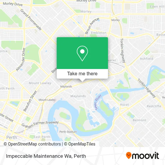 Mapa Impeccable Maintenance Wa
