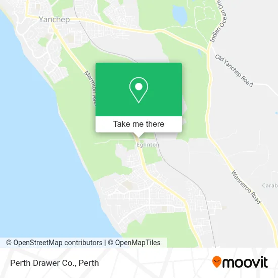 Mapa Perth Drawer Co.