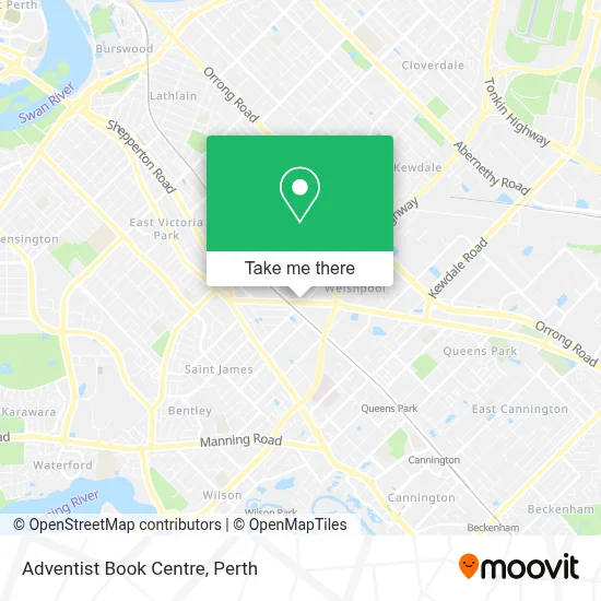 Mapa Adventist Book Centre