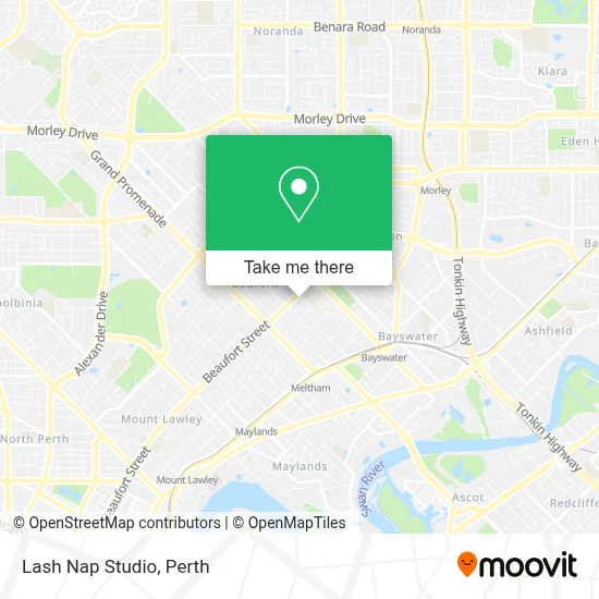 Mapa Lash Nap Studio