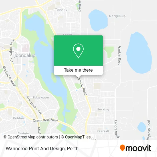 Mapa Wanneroo Print And Design