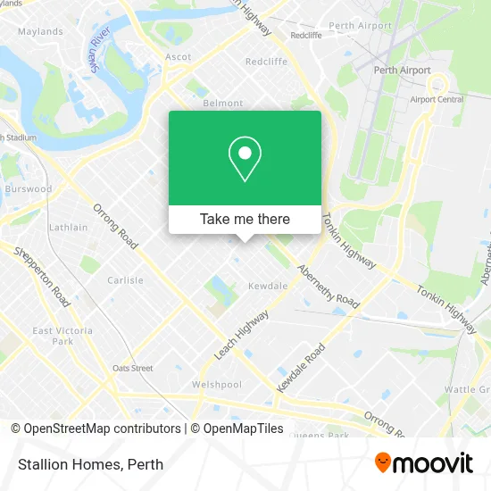 Mapa Stallion Homes