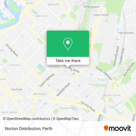 Mapa Norton Distribution