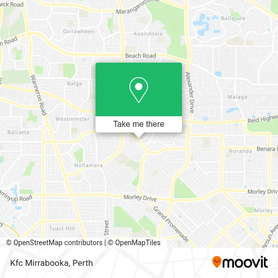 Mapa Kfc Mirrabooka