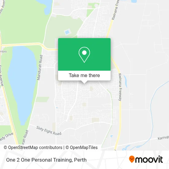 Mapa One 2 One Personal Training