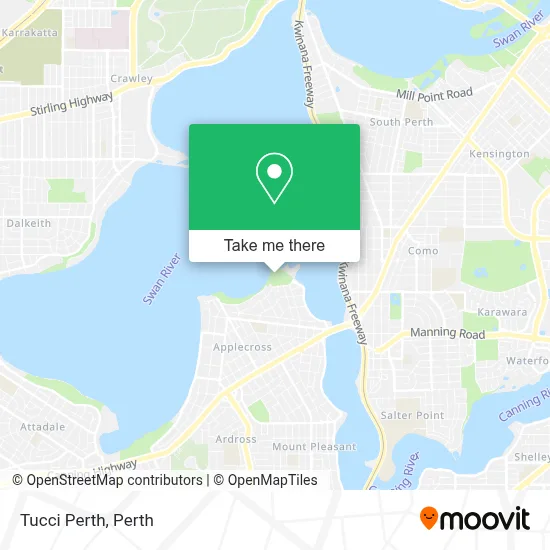 Tucci Perth map