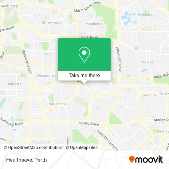 Mapa Healthsave