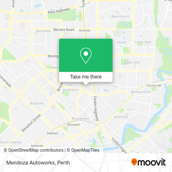 Mapa Mendoza Autoworks