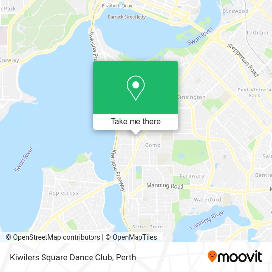 Mapa Kiwilers Square Dance Club