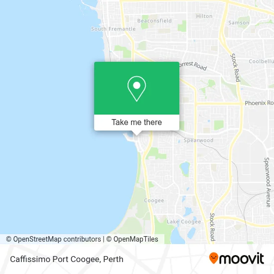 Mapa Caffissimo Port Coogee