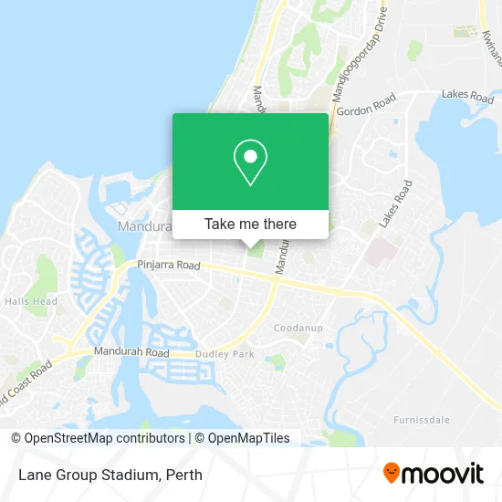 Mapa Lane Group Stadium