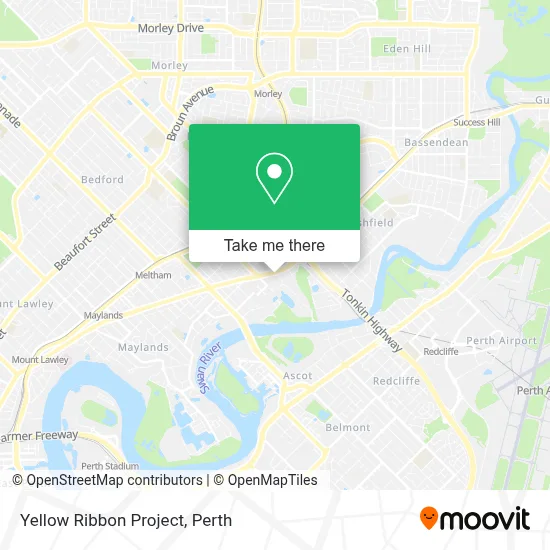 Mapa Yellow Ribbon Project