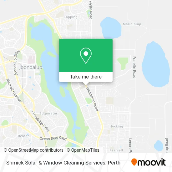 Mapa Shmick Solar & Window Cleaning Services