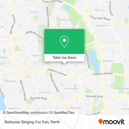 Mapa Beltones Singing For Fun