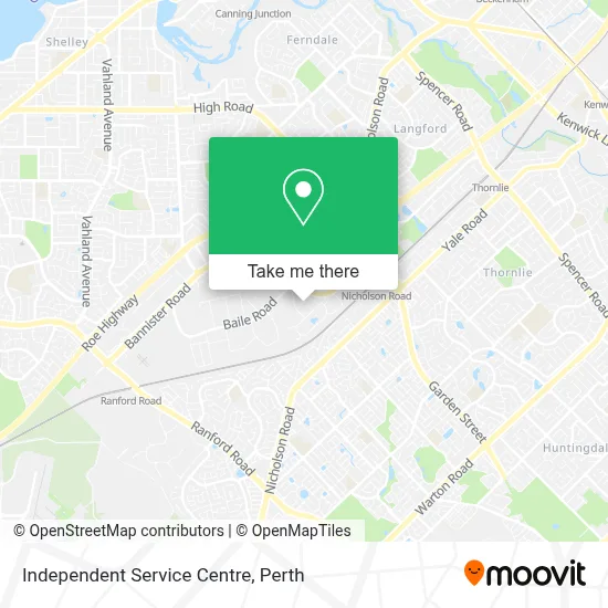 Mapa Independent Service Centre