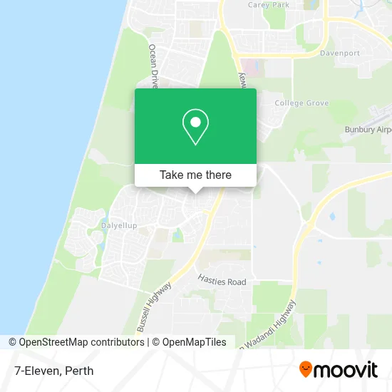 Mapa 7-Eleven