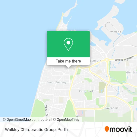 Mapa Walkley Chiropractic Group