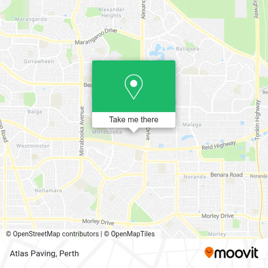 Mapa Atlas Paving