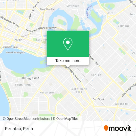 Mapa Perthtao