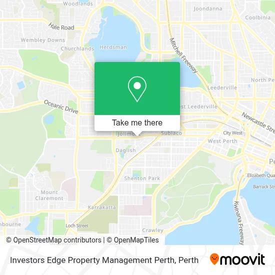 Mapa Investors Edge Property Management Perth