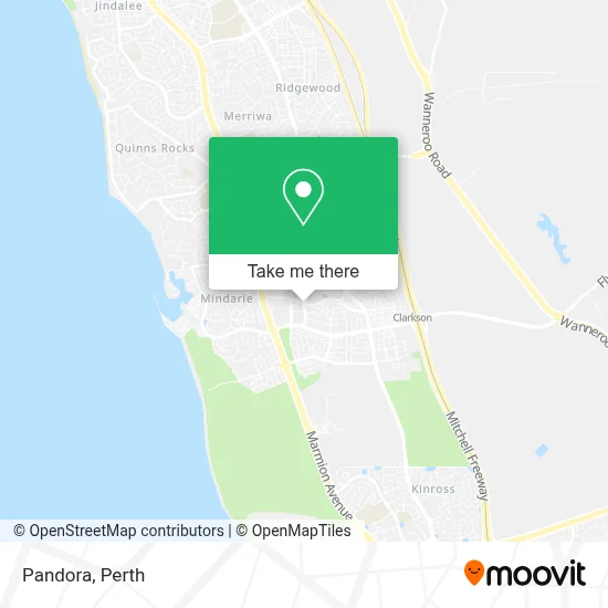 Mapa Pandora
