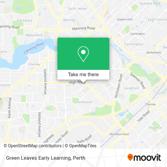 Mapa Green Leaves Early Learning