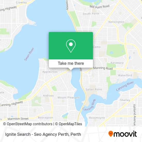 Mapa Ignite Search - Seo Agency Perth