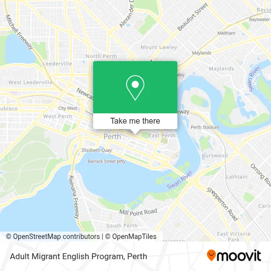 Mapa Adult Migrant English Program