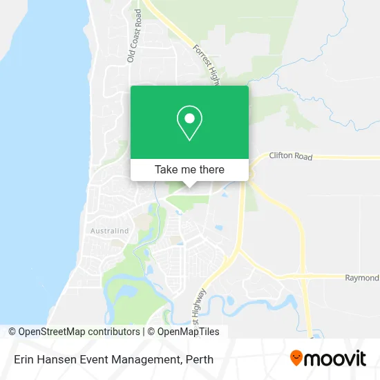 Mapa Erin Hansen Event Management