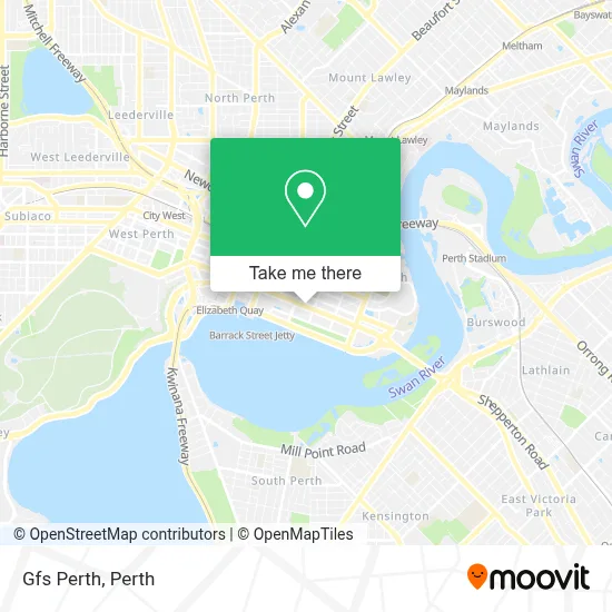 Mapa Gfs Perth