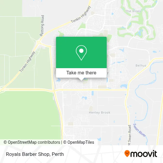 Mapa Royals Barber Shop