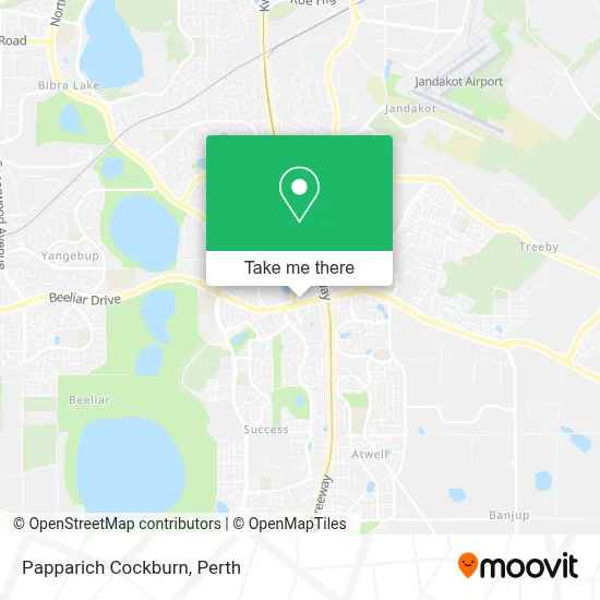 Mapa Papparich Cockburn
