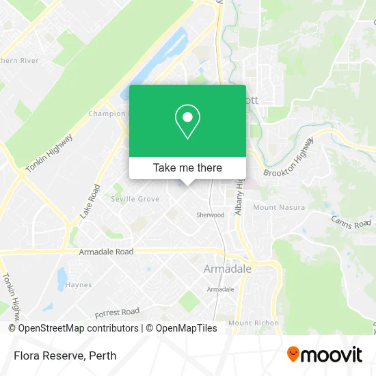 Mapa Flora Reserve