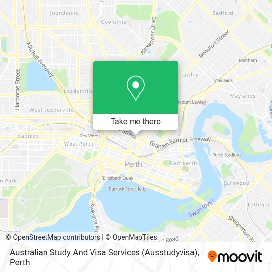Mapa Australian Study And Visa Services (Ausstudyvisa)