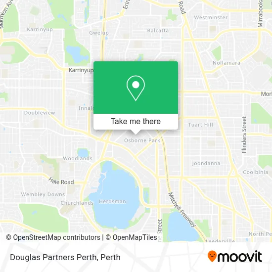 Mapa Douglas Partners Perth