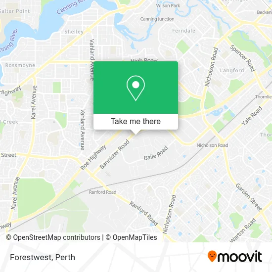 Mapa Forestwest