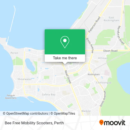 Mapa Bee Free Mobility Scooters