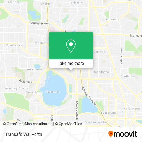 Mapa Transafe Wa
