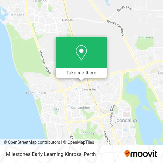 Mapa Milestones Early Learning Kinross
