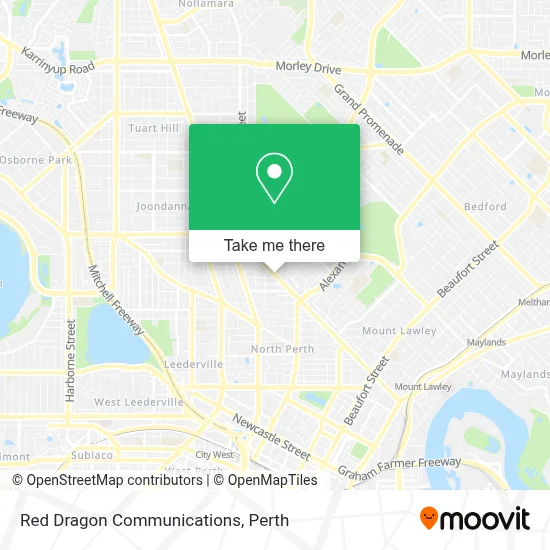 Mapa Red Dragon Communications