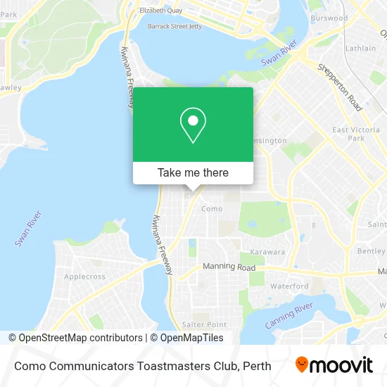 Mapa Como Communicators Toastmasters Club