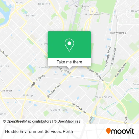 Mapa Hostile Environment Services