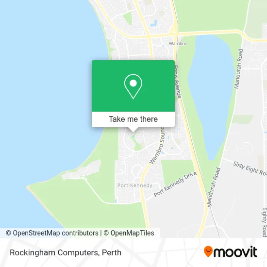 Mapa Rockingham Computers