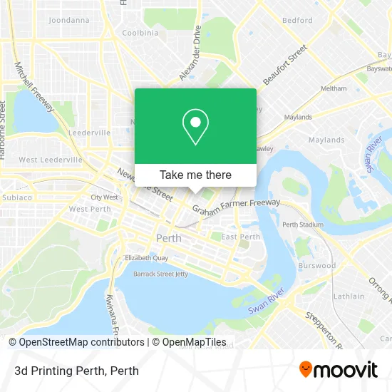 Mapa 3d Printing Perth