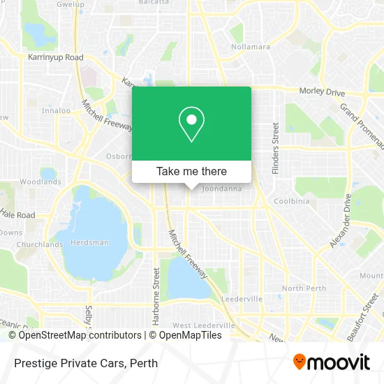 Mapa Prestige Private Cars