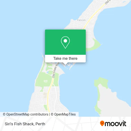 Mapa Siri's Fish Shack
